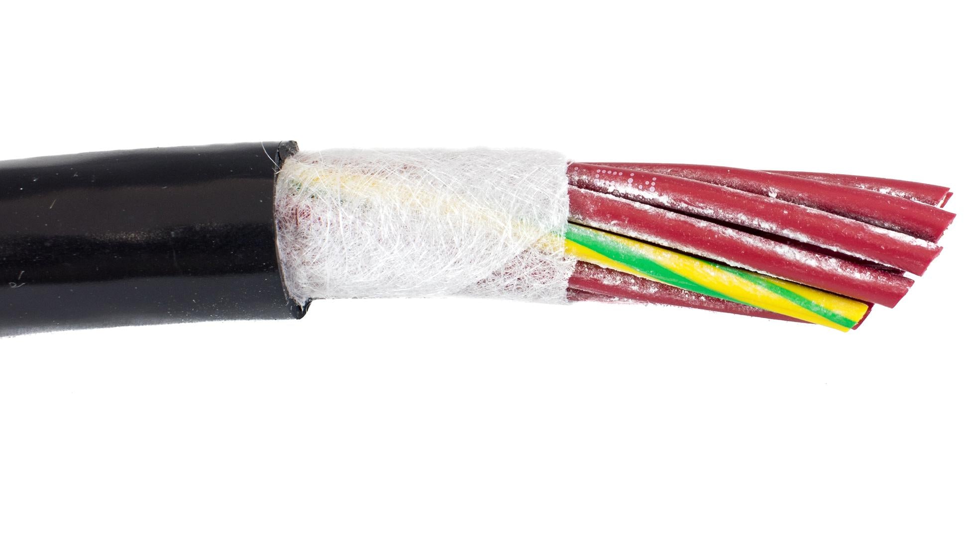 85104 BK005 UNSHLD CABLE, 4COND, 5.34MM2, 30M ALPHA WIRE
