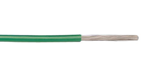 6713 GY001 HOOK-UP WIRE, 0.32MM2, 305M, GRN/YEL ALPHA WIRE