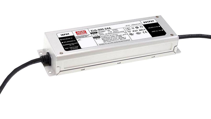 ELG-300-12A LED DRIVER, CONSTANT CURRENT/VOLT, 264W MEAN WELL