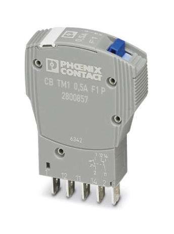 CB TM1 0.5A F1 P THERMOMAGNETIC CKT BREAKER, 1P, 0.5A PHOENIX CONTACT