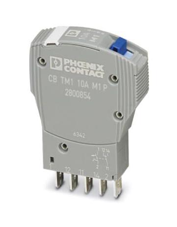 CB TM1 10A M1 P THERMOMAGNETIC CKT BREAKER, 1P, 10A/240V PHOENIX CONTACT