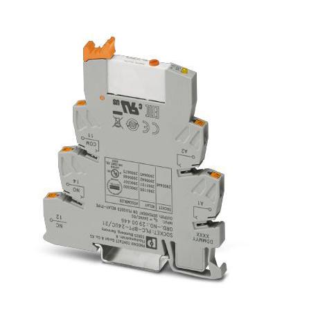 PLC-RPT- 24UC/21/MS POWER RELAY, SPDT, 24V, 6A, DIN RAIL PHOENIX CONTACT