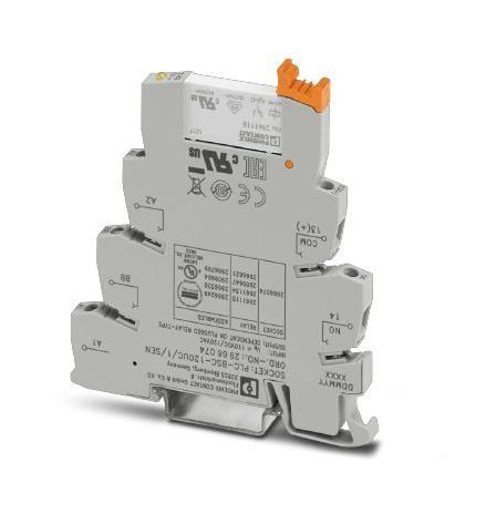 PLC-RSC-120UC/ 1/SEN POWER RELAY, SPST, 120VAC, 6A, DIN RAIL PHOENIX CONTACT