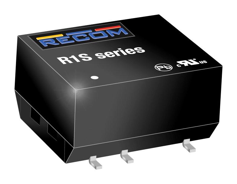 R1S-0505/HP DC-DC CONVERTER, 5V, 0.2A RECOM POWER