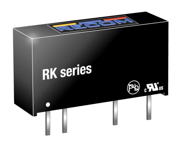 RK-0505S/HP DC-DC CONVERTER, 5V, 0.2A RECOM POWER