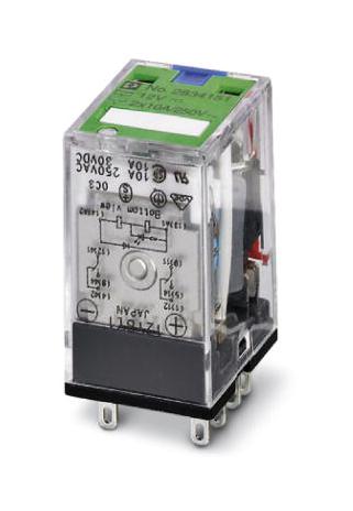 REL-IR/LDM- 12DC/2X21 POWER RELAY, DPDT, 10A, 250V PHOENIX CONTACT