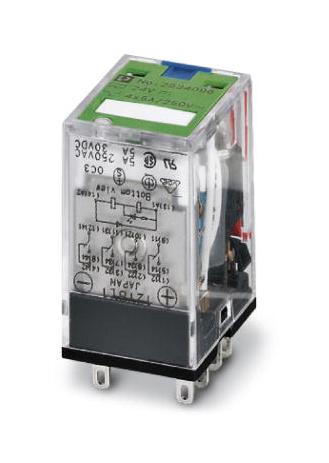 REL-IR/LDP-220DC/4X21AU POWER RELAY, 4PDT, 5A, 250V PHOENIX CONTACT