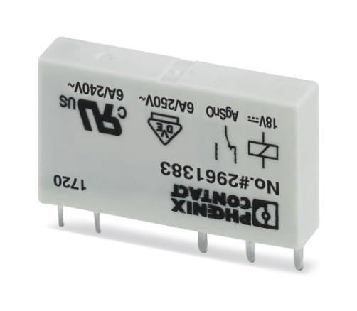 REL-MR- 18DC/21 POWER RELAY, SPDT, 3A, 250A PHOENIX CONTACT