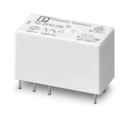 REL-MR-110DC/21-21AU POWER RELAY, DPDT, 2A, 250A PHOENIX CONTACT