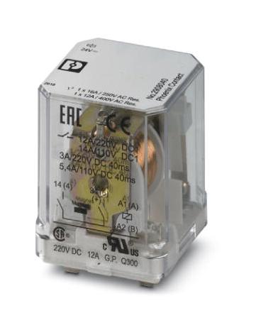 REL-PR1-24DC/1/MB POWER RELAY, SPST-NO, 16A, 440A PHOENIX CONTACT