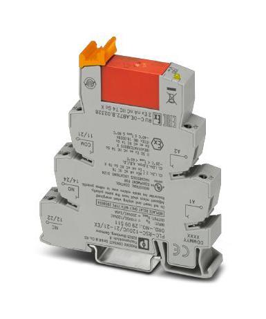 PLC-RSC-120UC/21-21/EX POWER RELAY, DPDT, 120VAC, 6A, DIN RAIL PHOENIX CONTACT