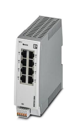 FL SWITCH 2108 ETHERNET SWITCH, 8PORT, 10/100/1000MBPS PHOENIX CONTACT