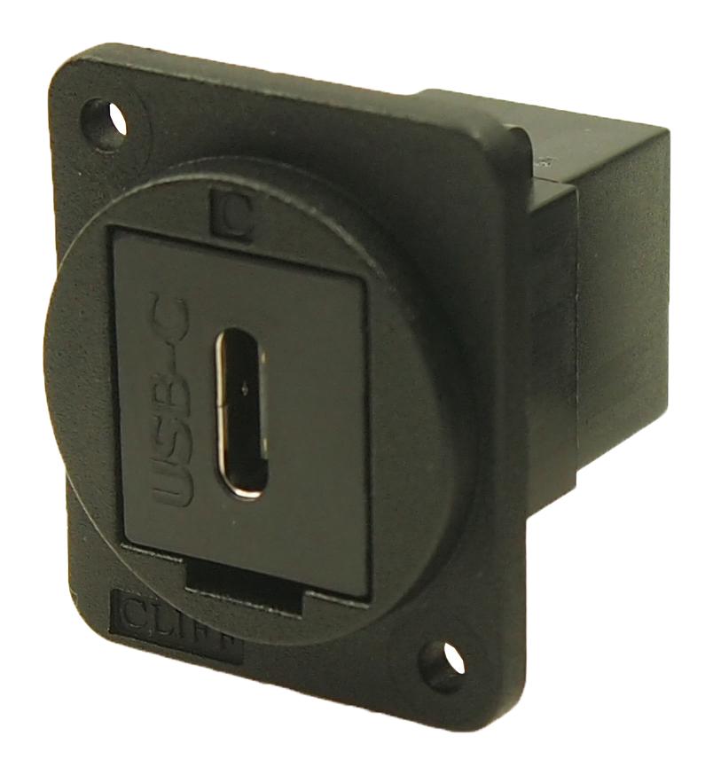 CP30201X USB ADAPTER, TYPE C RCPT-RCPT/PLAIN HOLE CLIFF ELECTRONIC COMPONENTS