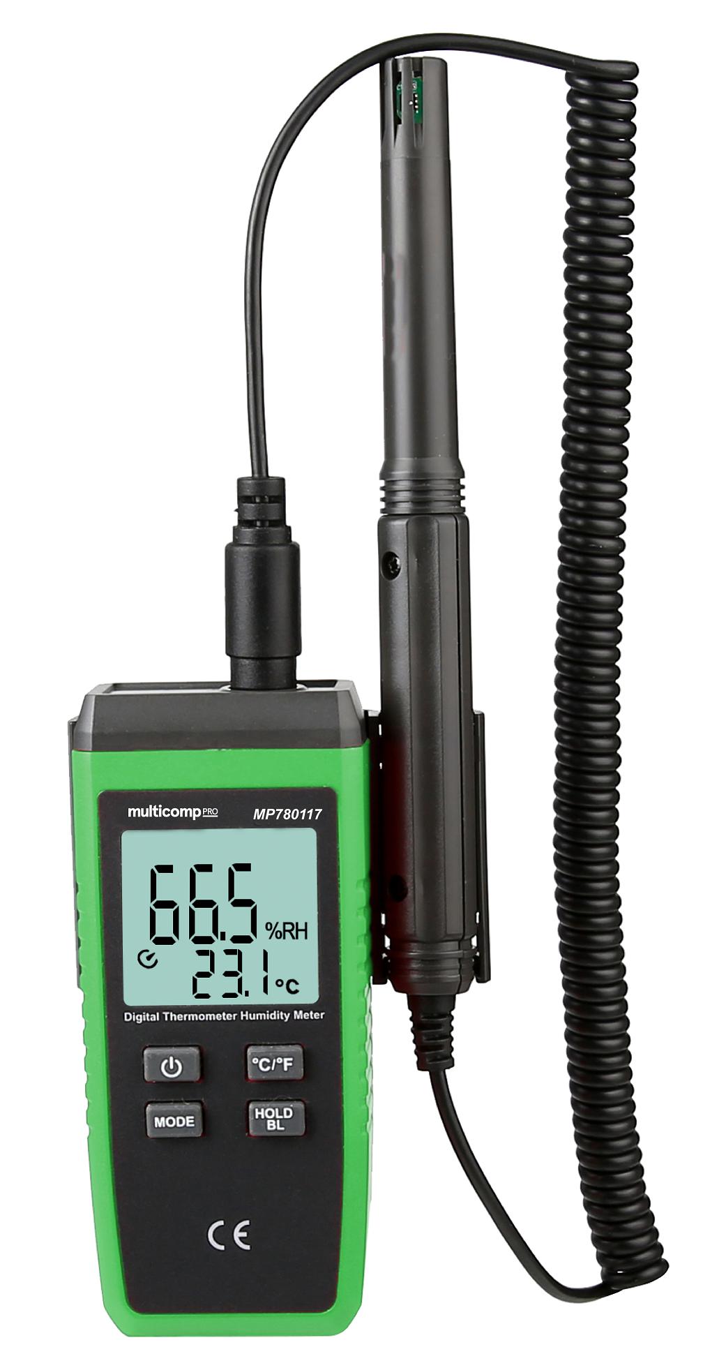 MP780117 TEMP & HUMIDITY METER, 60DEG C/100RH MULTICOMP PRO