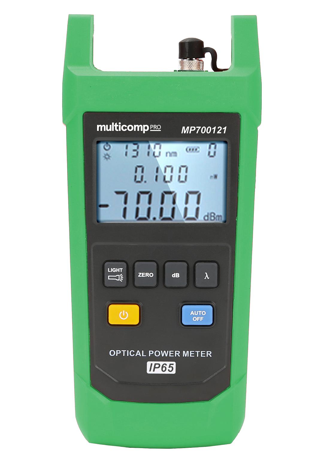 MP700121 OPTICAL POWER METER, HH, -70 TO 10DBM MULTICOMP PRO