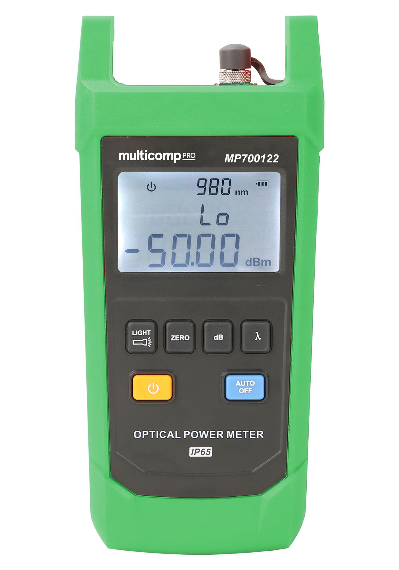 MP700122 OPTICAL POWER METER, HH, -50 TO 26DBM MULTICOMP PRO
