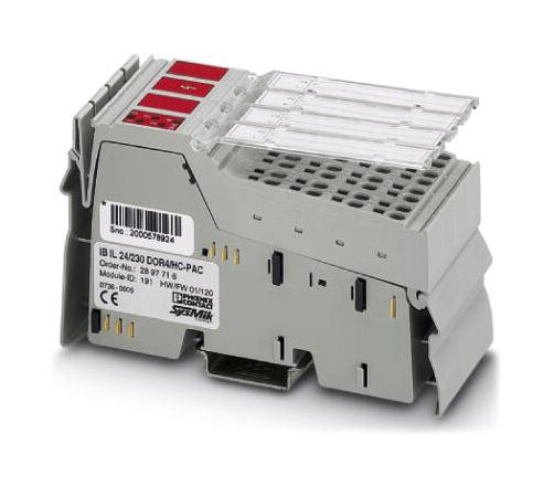 IB IL 24/230 DOR4/HC-PAC INLINE RELAY TERMINAL, 10A, 24VDC/230VAC PHOENIX CONTACT