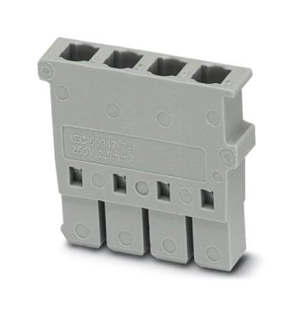 CP 2,5-4L CONNECTOR HOUSING, PUSH-IN TERM BLK PHOENIX CONTACT
