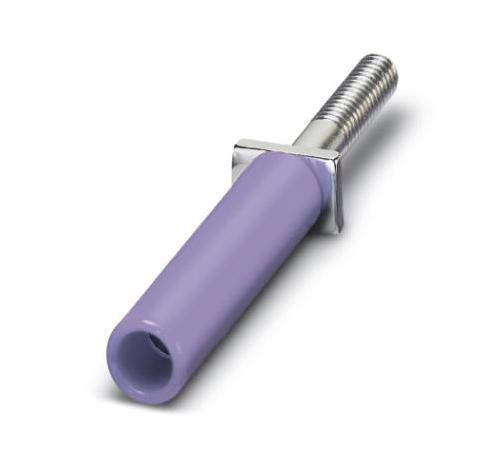 PSBJ-URTK/S VT TEST SOCKET, VIOLET, 5MM, TERMINAL BLOCK PHOENIX CONTACT