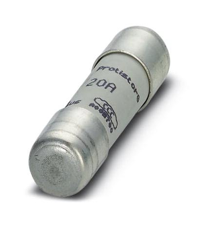 FUSE-10X38-20A-GR FUSE, SUPER-FAST BLOW, 20A/690V, 10X38MM PHOENIX CONTACT