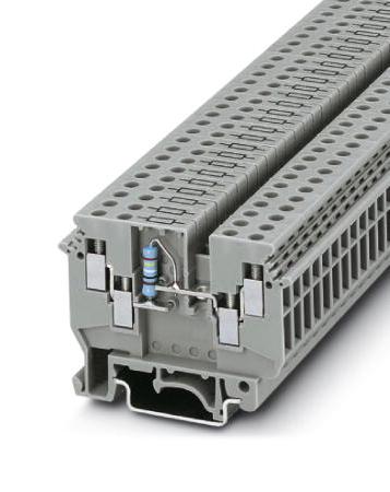 UDK 4-DUR 5K1 TERM BLOCK, DIN RAIL, 4WAY, 4MM2, SCREW PHOENIX CONTACT