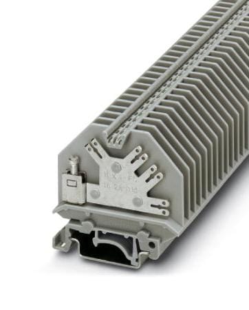 UHK 4-FS(8-2,8-0,8) DIN RAIL TB, SCREW, 2POS, 24-14AWG PHOENIX CONTACT