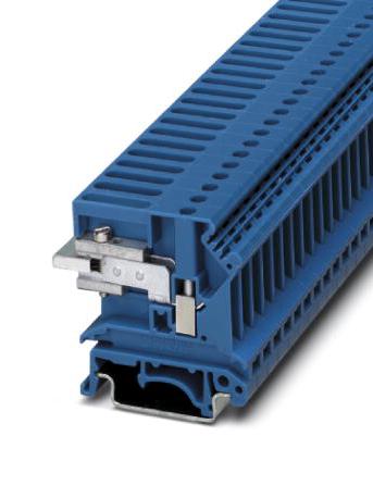 UKN  4 BU DIN RAIL TB, SCREW, 2POS, 24-10AWG PHOENIX CONTACT