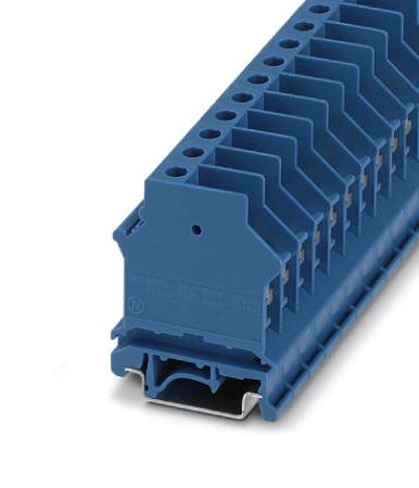 UKN 16 BU DIN RAIL TB, HYBRID, 2POS, 20-6AWG PHOENIX CONTACT