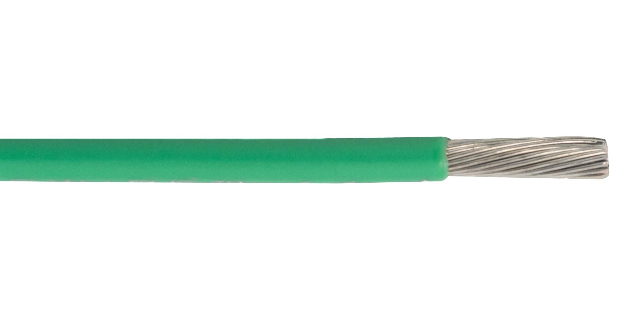 67150 GR034 HOOK-UP WIRE, 1.5MM2, GREEN, 500M ALPHA WIRE