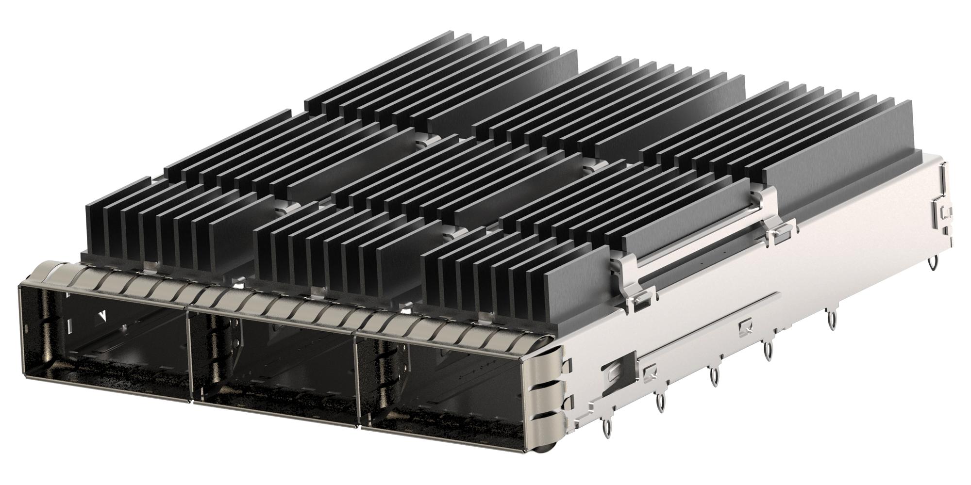 2342886-2 CAGE ASSEMBLY, SAN HS, 3PORT, PRESS-FIT TE CONNECTIVITY