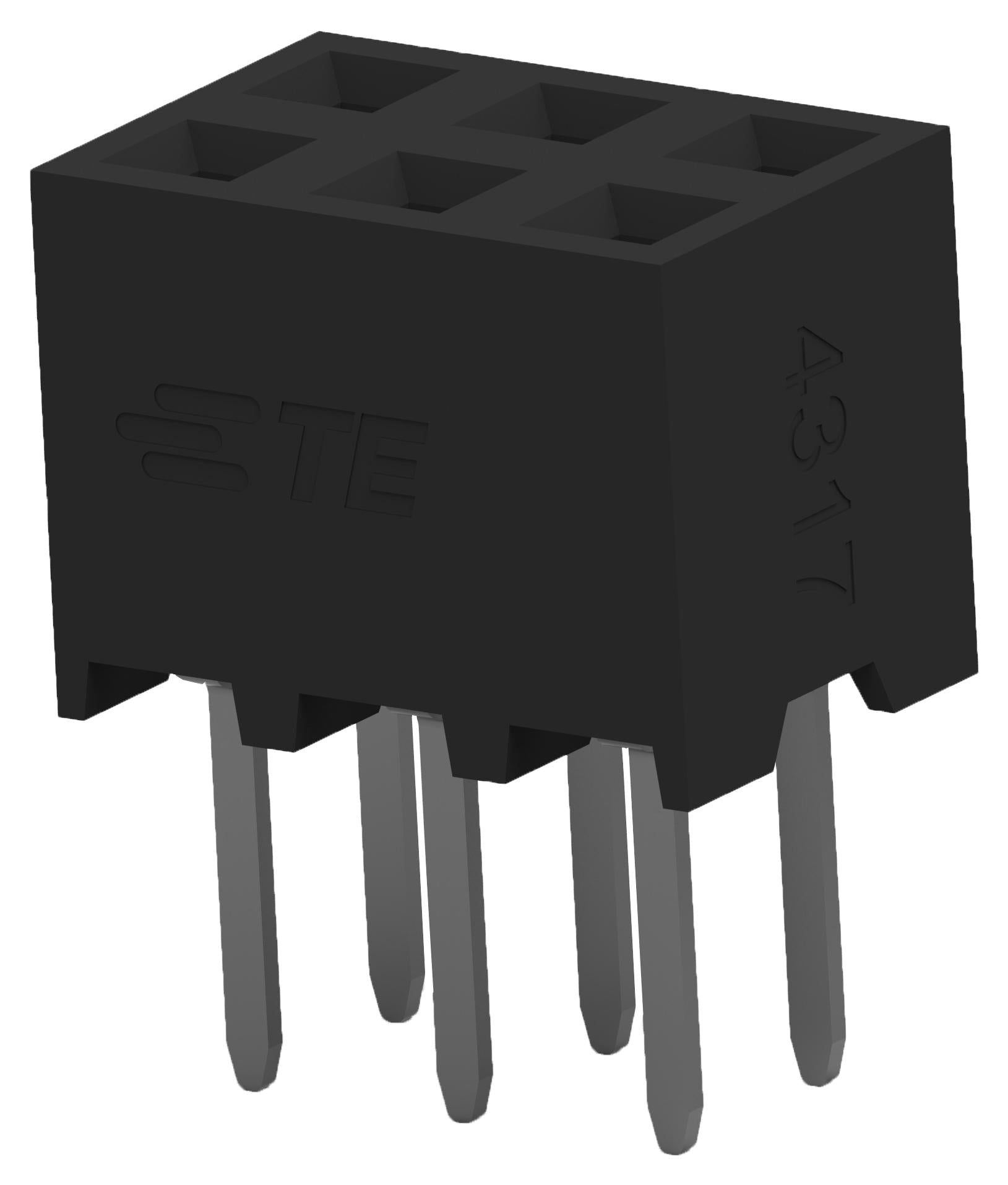 2314822-6 CONNECTOR, RCPT, 6POS, 2ROW, 2MM TE CONNECTIVITY
