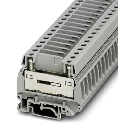 UGSK/S TERM BLOCK, DIN RAIL, 2WAY, 6MM2, SCREW PHOENIX CONTACT