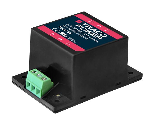 TMDC 06-7222H DC-DC CONVERTER, 2 O/P, 6W TRACO POWER