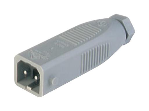 6181 RECTNGLR PWR CONNECTOR, PLUG, 2P, CABLE LUMBERG AUTOMATION