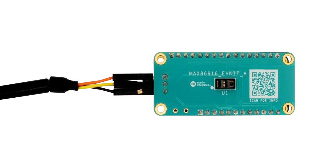 MAX86916EVSYS# EVAL SYSTEM, PPG/ECG BIO-SENSOR MODULE MAXIM INTEGRATED / ANALOG DEVICES