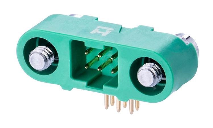 G125-MH10605M3P CONNECTOR, R/A HDR, 6POS, 2ROW, 1.25MM HARWIN