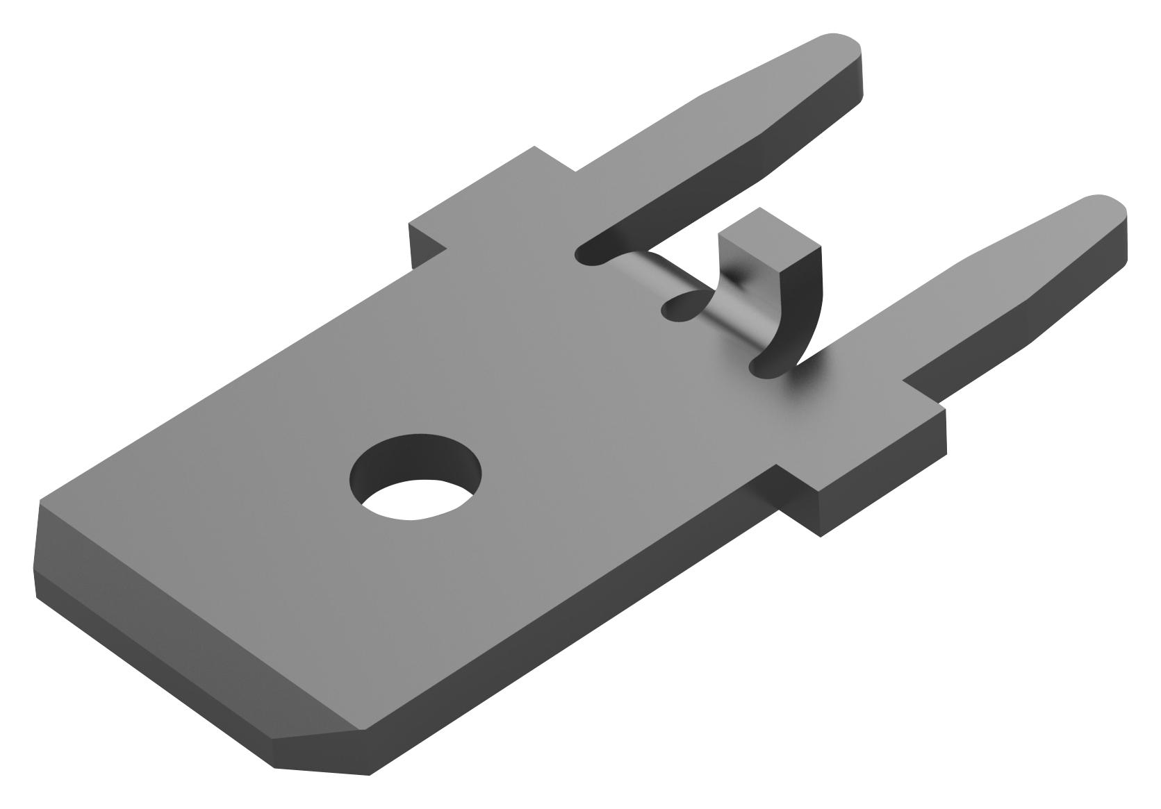 1217136-1 PCB TERMINAL, 6.35MM X 0.8MM, 1.4MM AMP - TE CONNECTIVITY