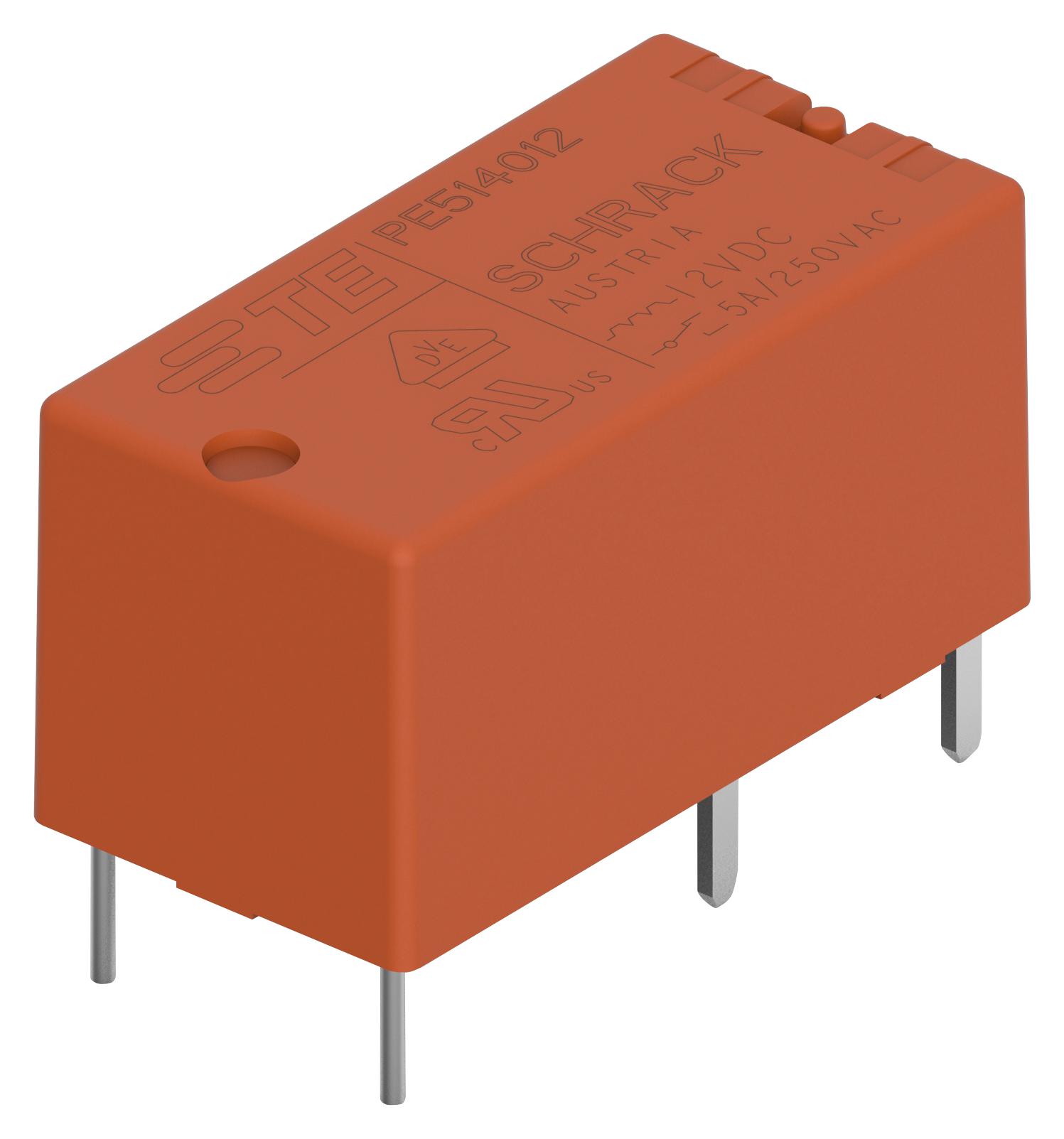 2-1393219-0 POWER RELAY, SPDT, 5A, 250V, PCB SCHRACK - TE CONNECTIVITY