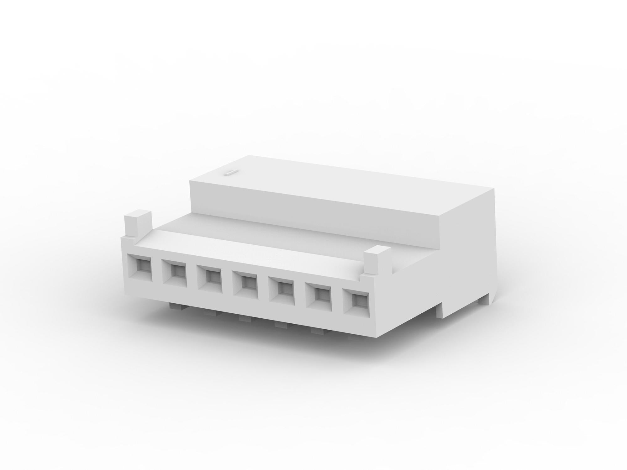 3-643814-7 WTB CONN, RCPT, 7POS, 1ROW, 2.54MM AMP - TE CONNECTIVITY