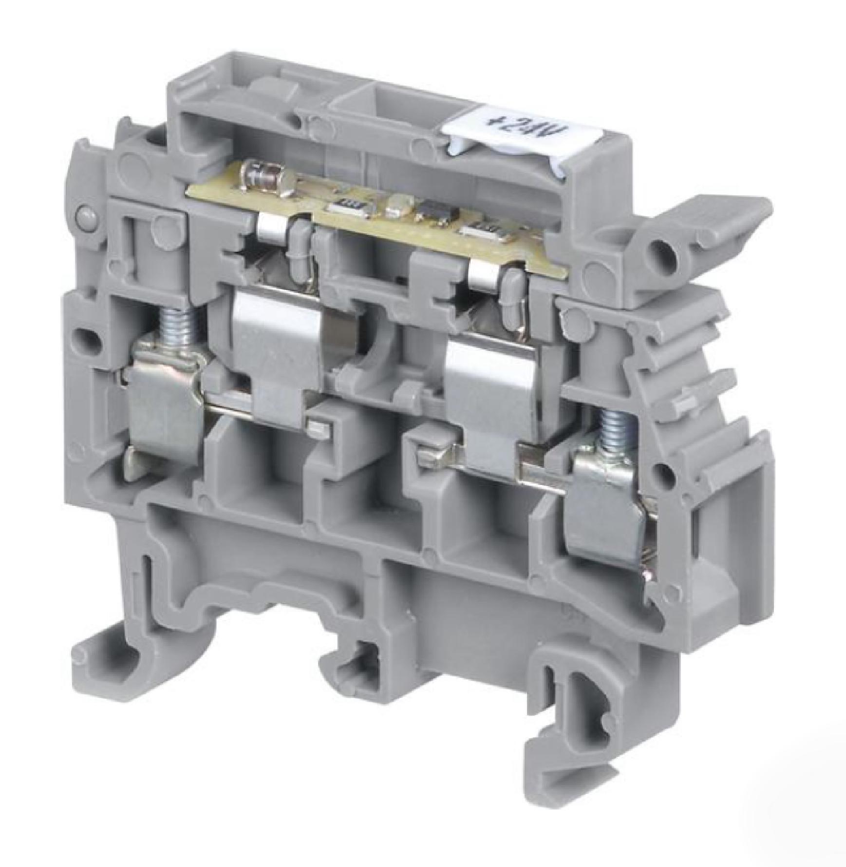 1SNA115663R2300 TERMINAL BLOCK, FUSED, 4POS, 12AWG TE CONNECTIVITY