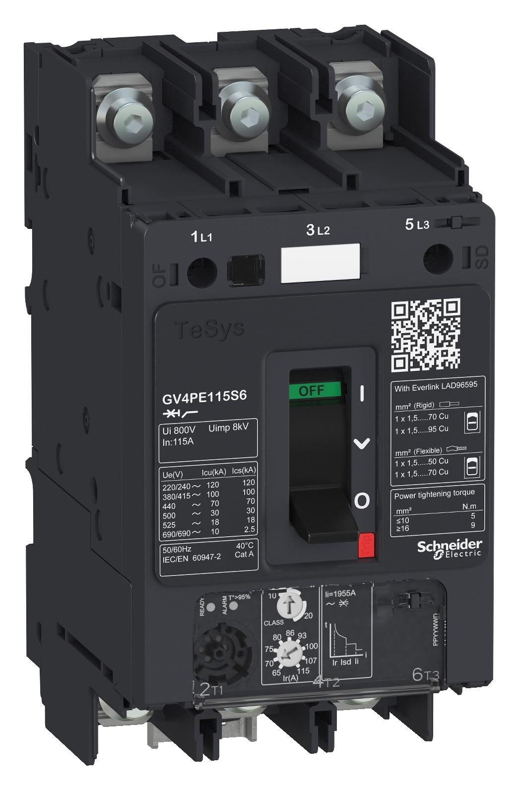 GV4PE03S6 GV4PE TH/MAG 3.5A 100KA LUG SCHNEIDER ELECTRIC