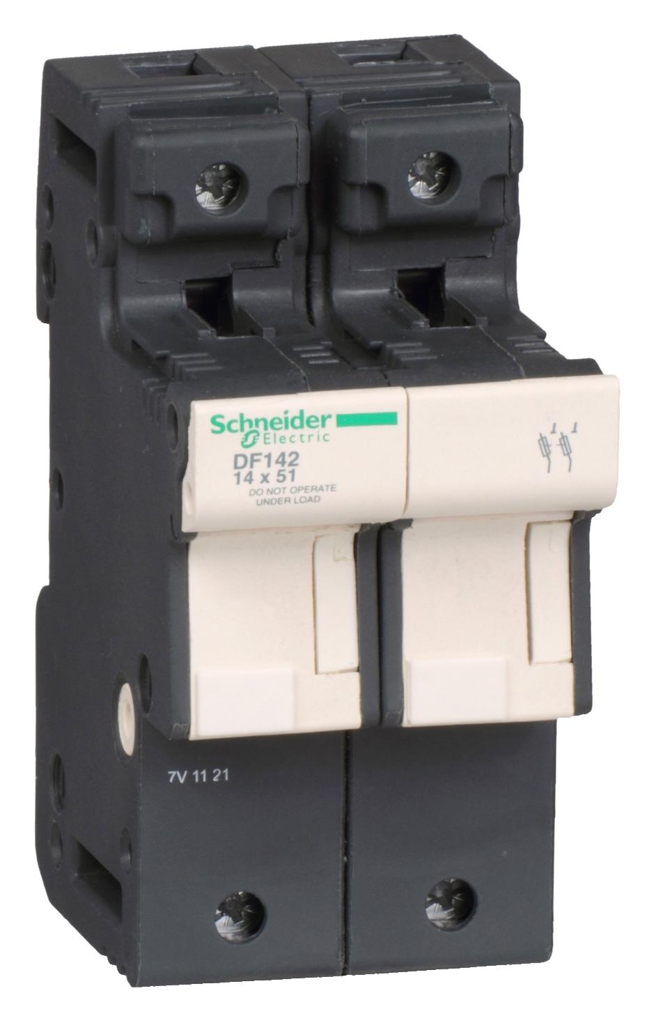 DF142 FUSE HOLDER 2P 50A FOR FUSE 14 X SCHNEIDER ELECTRIC