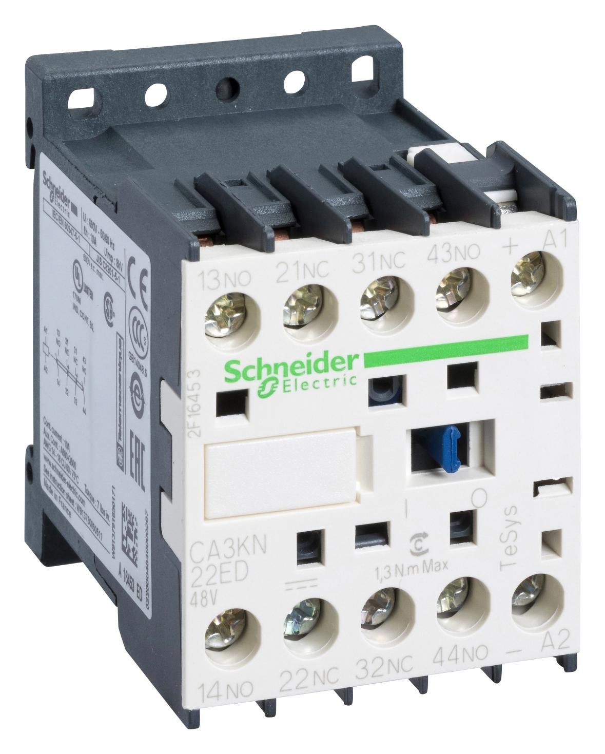 CA3KN22ED CONTROL RELAY 2NO 2NC CONTACTS SCHNEIDER ELECTRIC