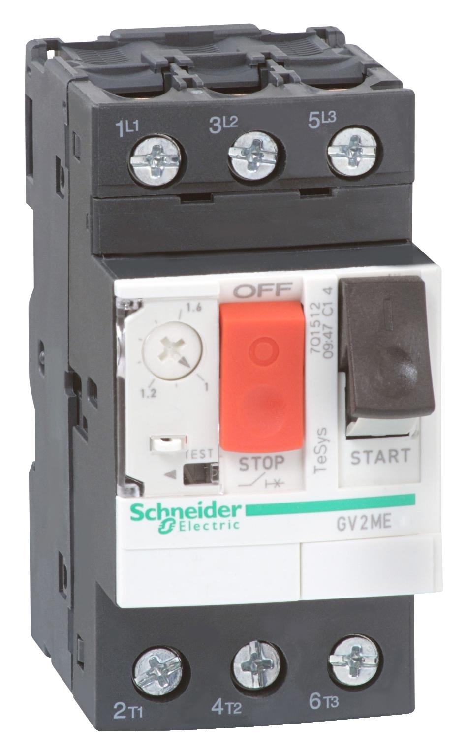 GV2ME106 MCB MGTH 4 6 3 LUG T SCHNEIDER ELECTRIC