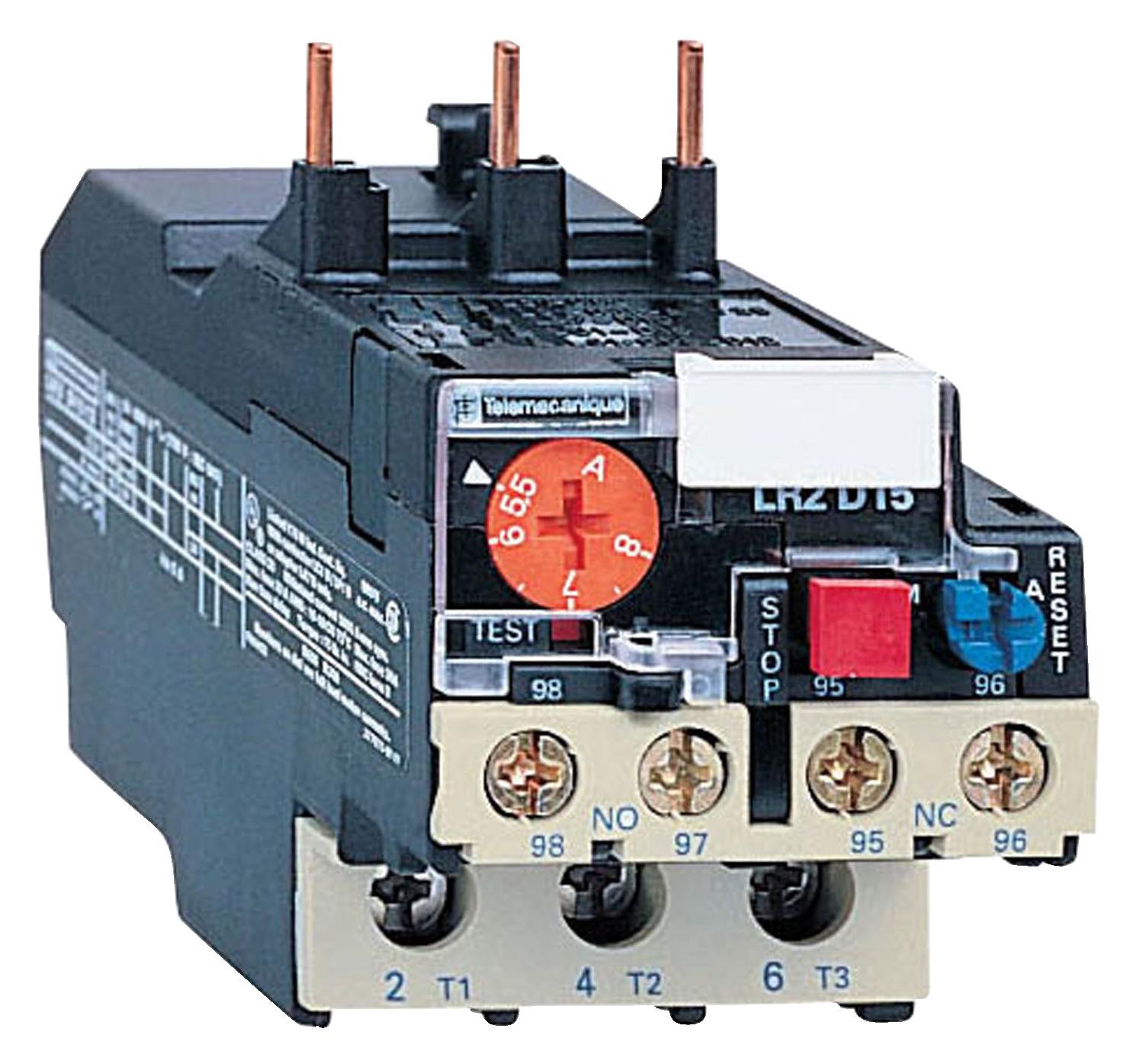 LRD1508 THERMAL OVERLOAD RELAY, 2.5A-4A, 690VAC SCHNEIDER ELECTRIC