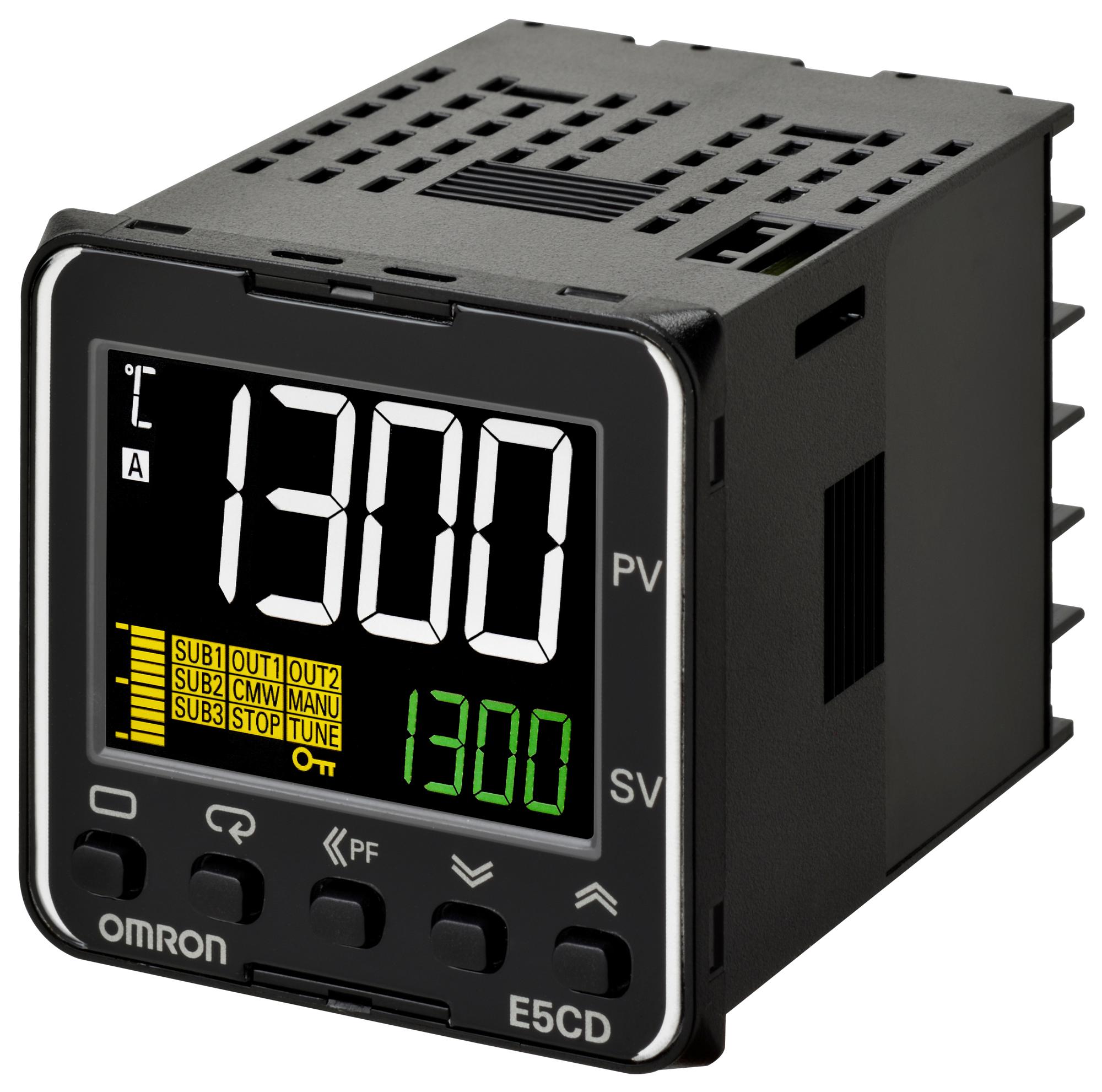 E5CD-QX2D6M-000 TEMP CONTROLLER, VOLTAGE OUTPUT, 24V OMRON