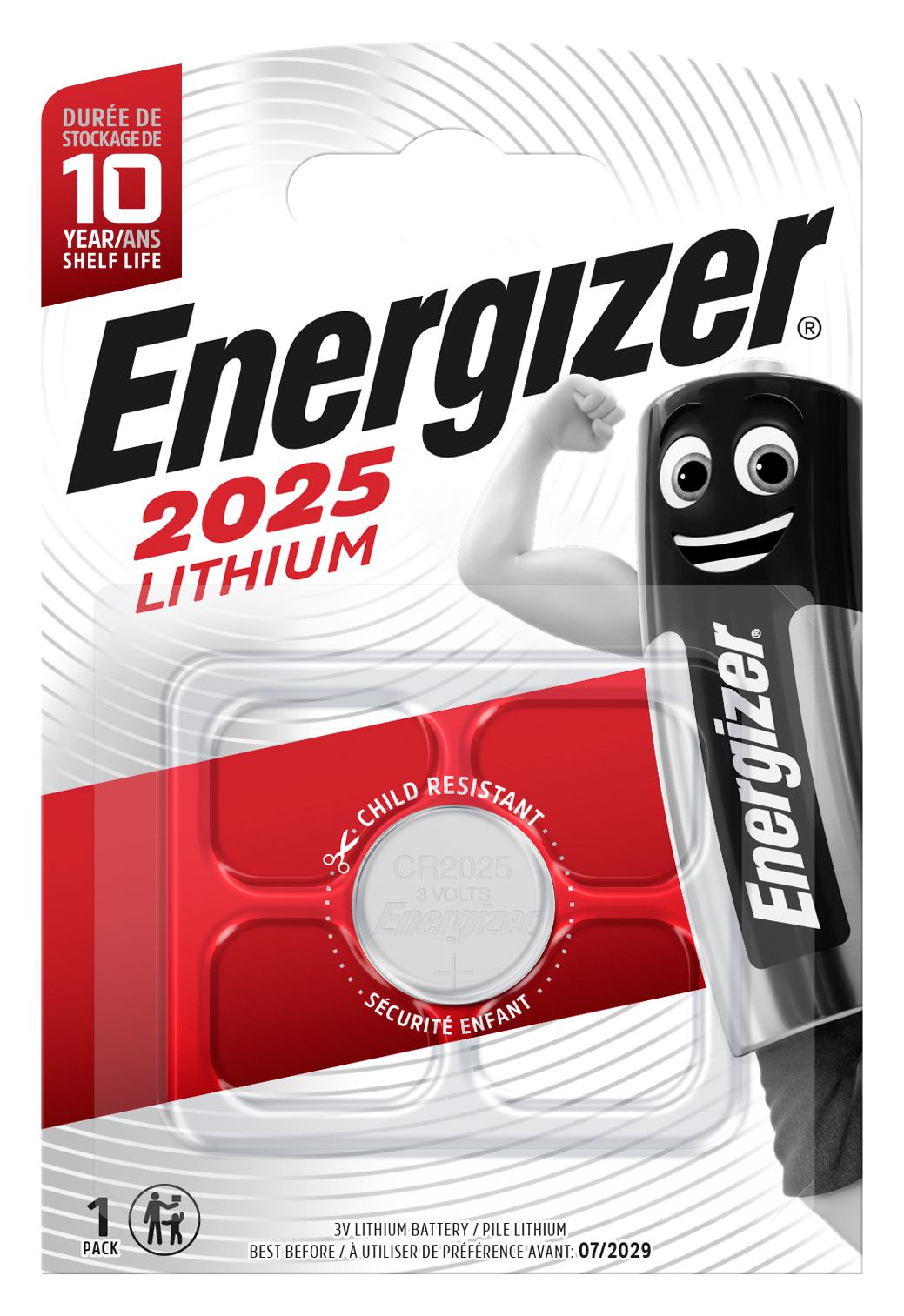 E301021602 BATTERY, LITHIUM, 3V, 0.17AH ENERGIZER