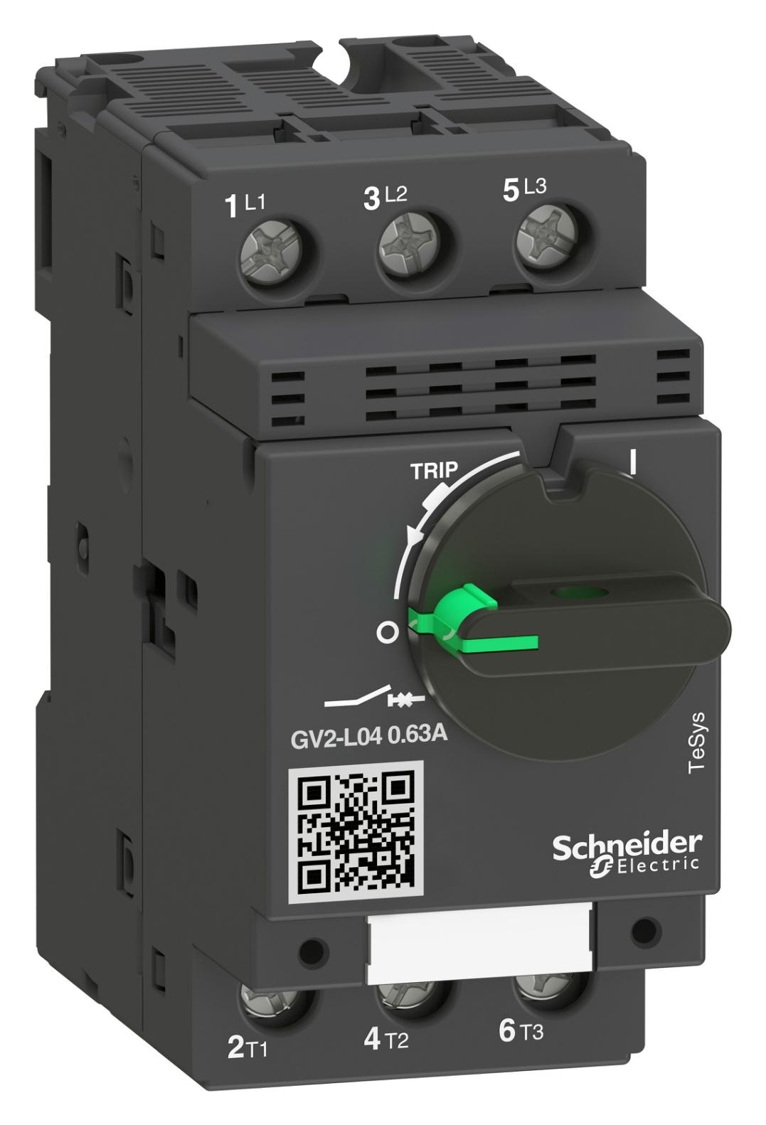 GV2L04 THERMAL MAGNETIC CIRCUIT BREAKER SCHNEIDER ELECTRIC