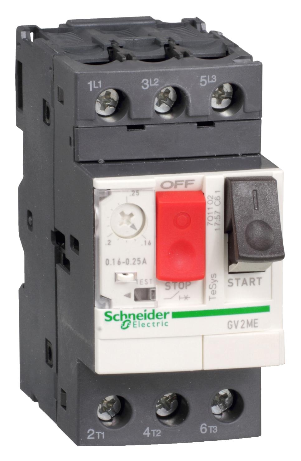 GV2ME05TQ THERMAL MAGNETIC CIRCUIT BREAKER SCHNEIDER ELECTRIC