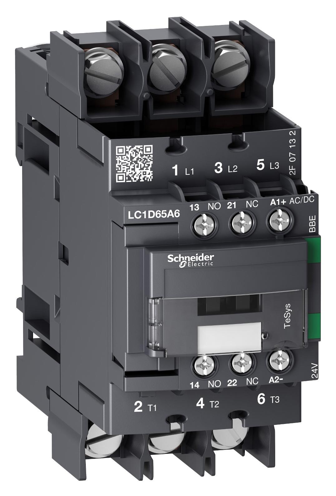 LC1D65A6BBE CONTACTORS SCHNEIDER ELECTRIC